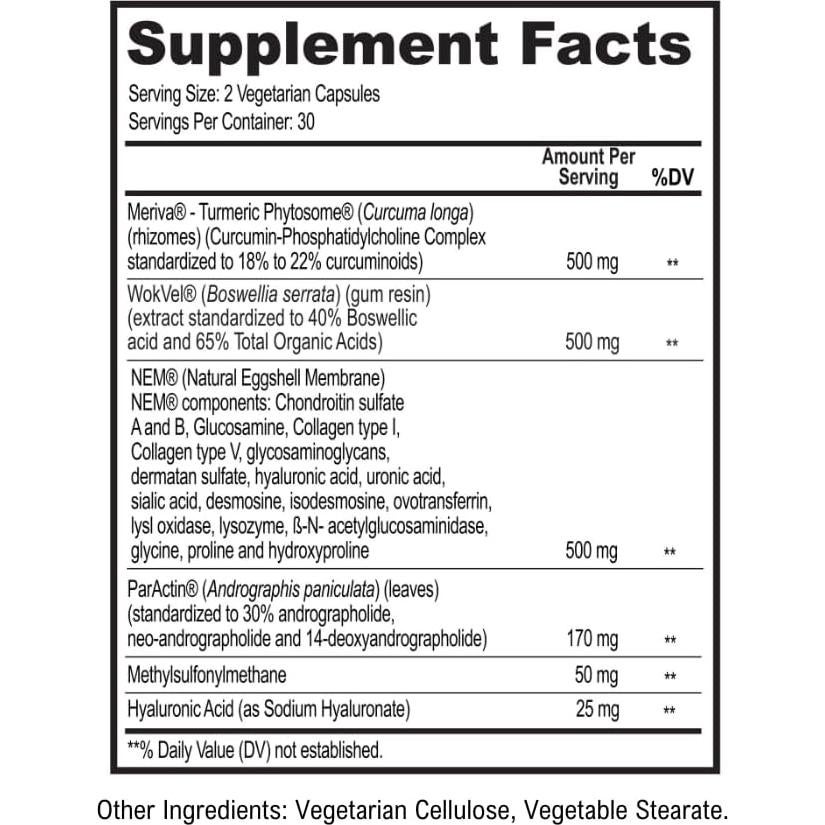 Suplemento Articular ScimeraMD Zoflexa 60 Cápsulas con Glucosamina