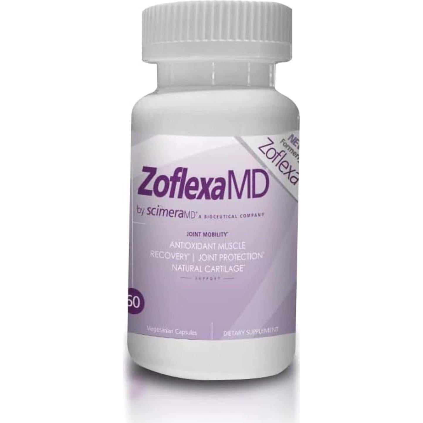 Suplemento Articular ScimeraMD Zoflexa 60 Cápsulas con Glucosamina