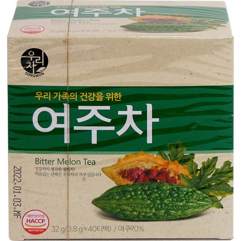 Té Herbal de Melón Amargo SONGWON - 40 Bolsitas de 0.8g