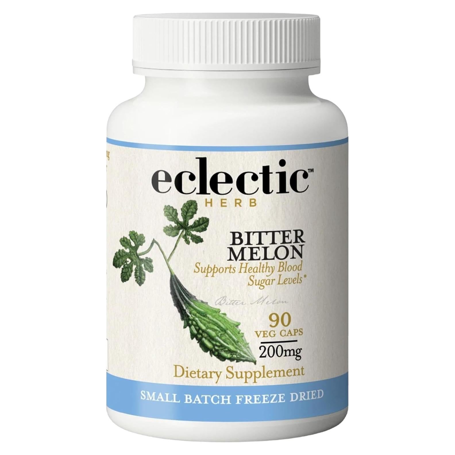 Melón Amargo Crudo Liofilizado Eclectic Instituto 90 Cápsulas