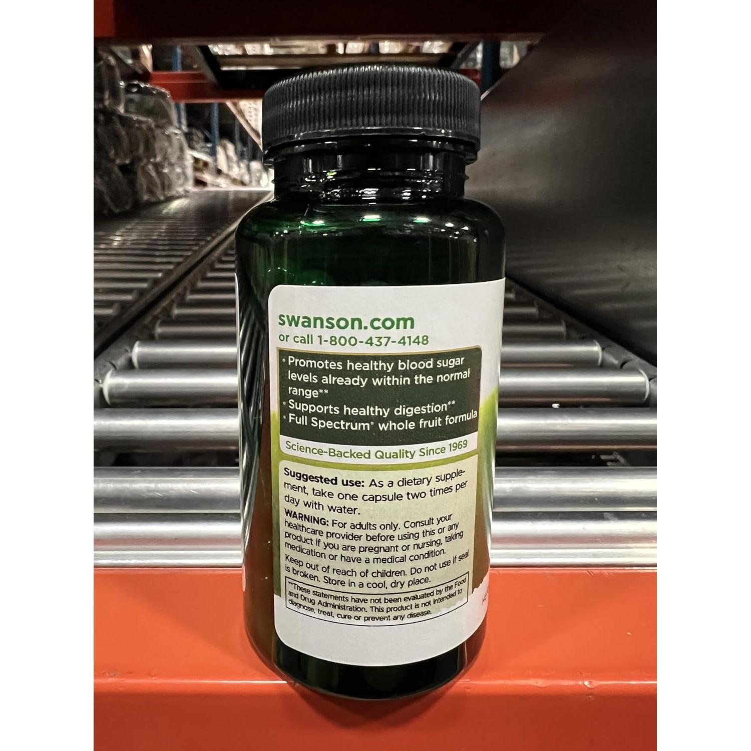 Suplemento Herbal Swanson Melón Amargo 500mg 60 Cápsulas