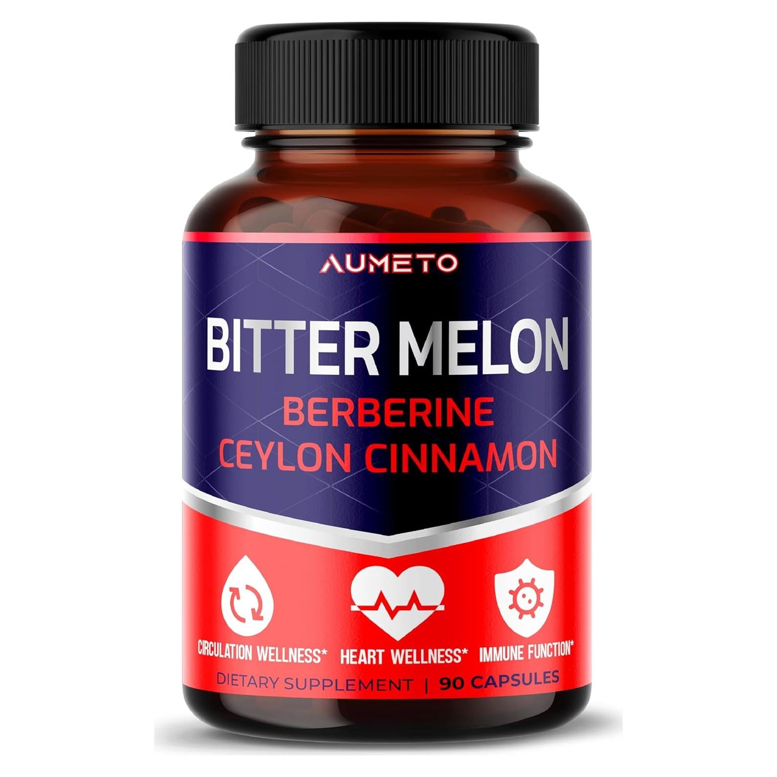 Cápsulas de Melón Amargo Aumeto 90 unidades - Circulación y Inmunidad