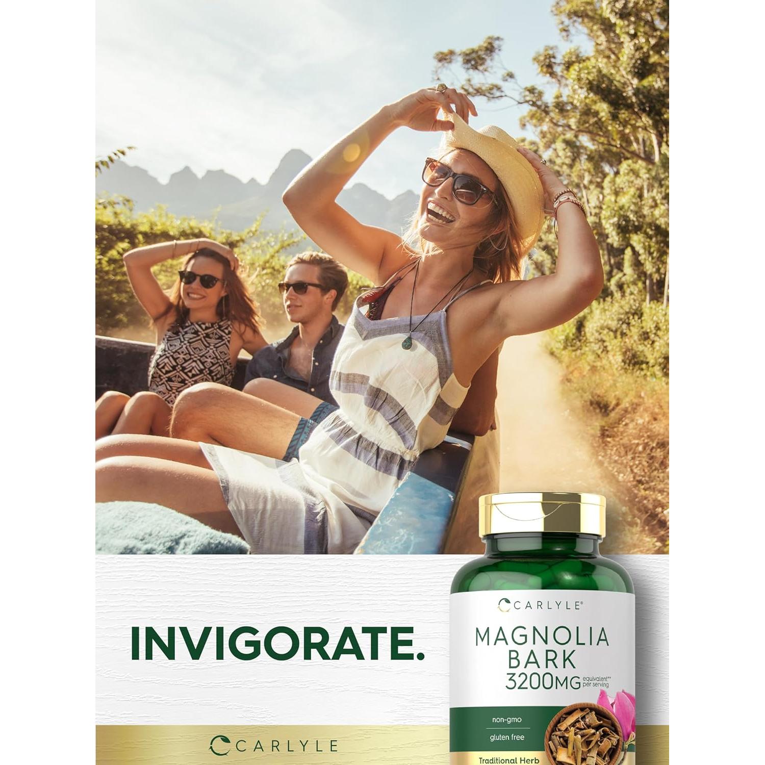 Corteza de Magnolia Carlyle 3200 mg | 180 Cápsulas Suplemento