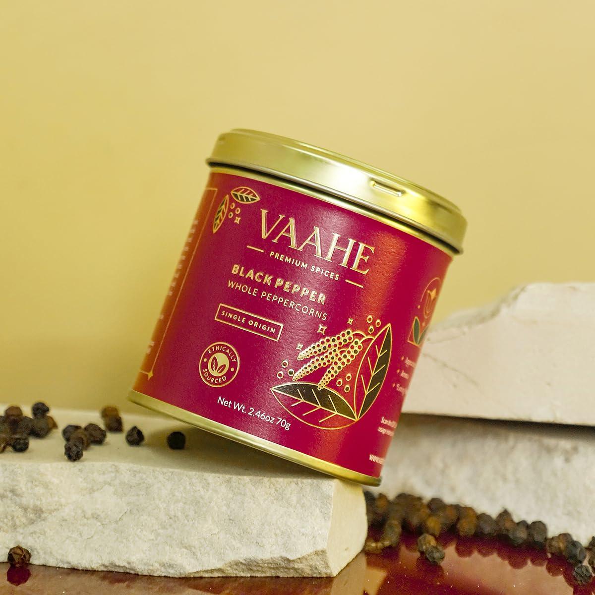 Pimienta Negra Entera VAAHE 70g - Origen Kerala, 100% Pura