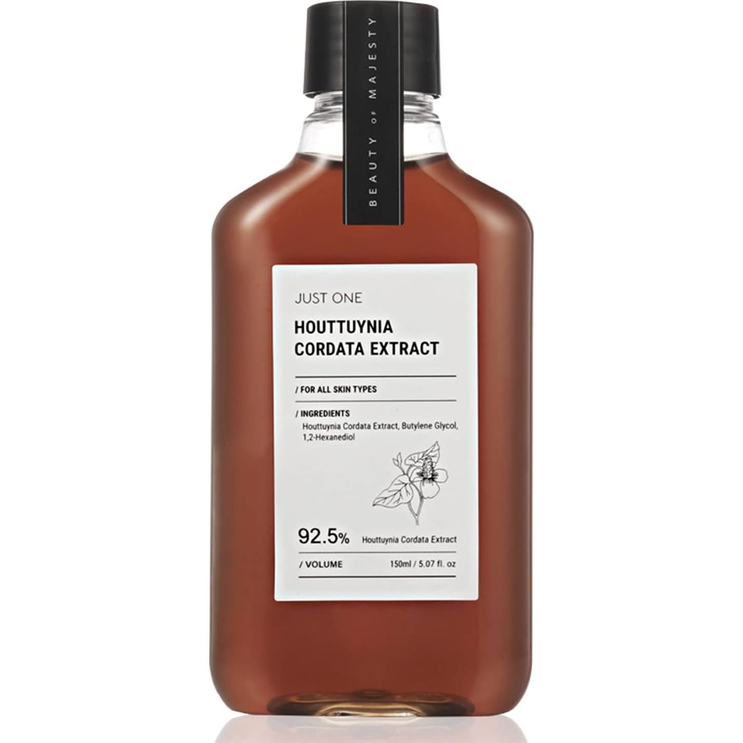 Extracto de Houttuynia Cordata 150ml Just One Tónico Facial Vegano