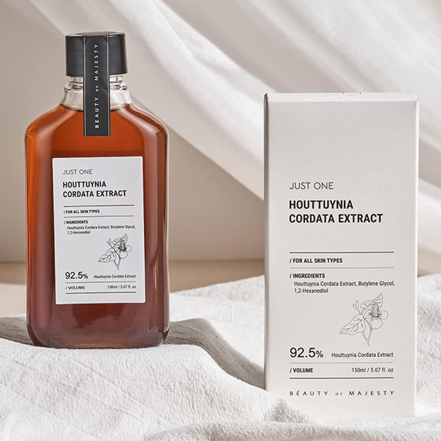 Extracto de Houttuynia Cordata 150ml Just One Tónico Facial Vegano