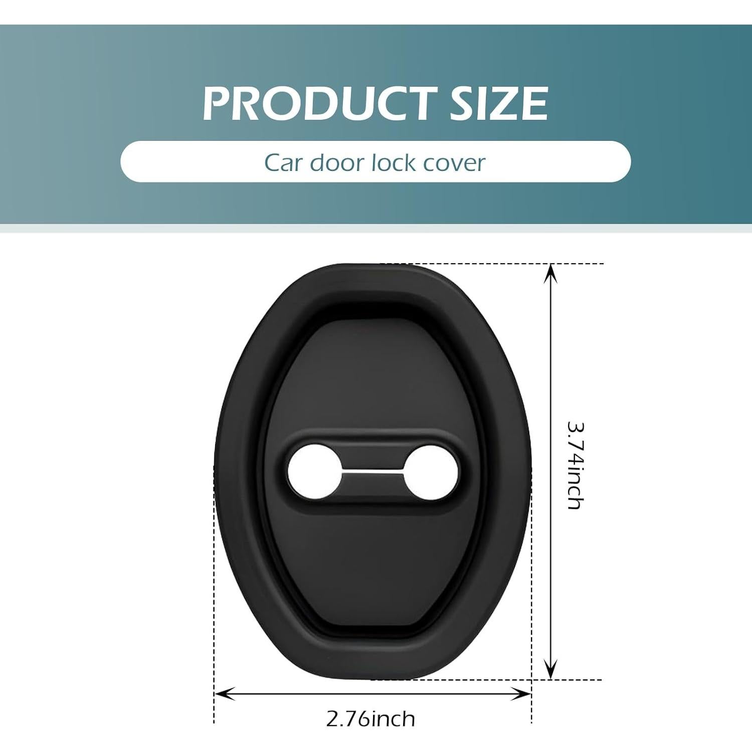 Cubierta Protectora de Cerradura de Puerta de Coche Dogary 2 PCS
