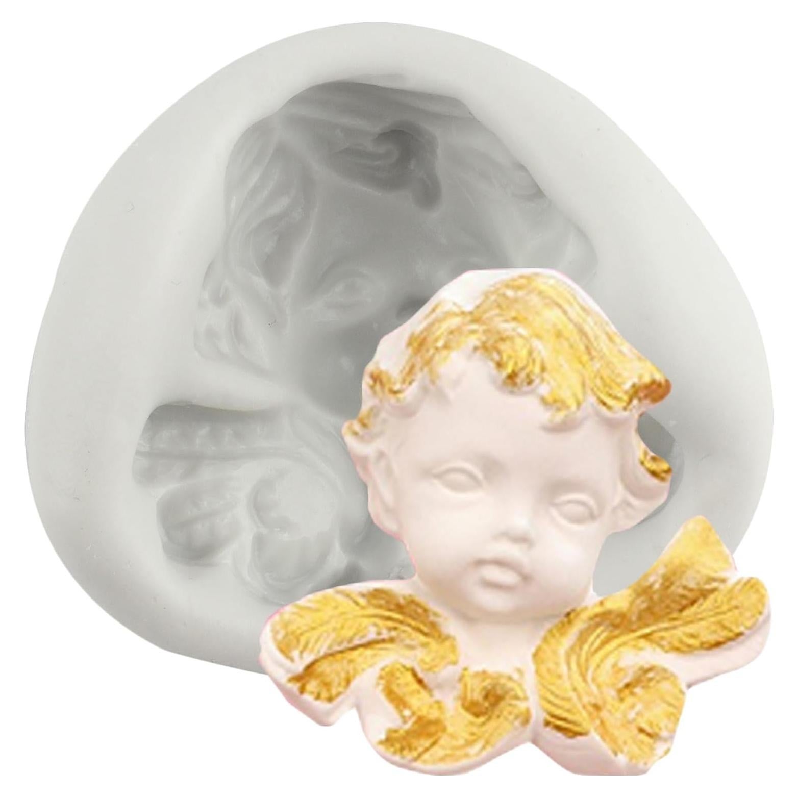 Molde de Silicona Ángel Bebé YANQINMS 8.06x7.29 cm