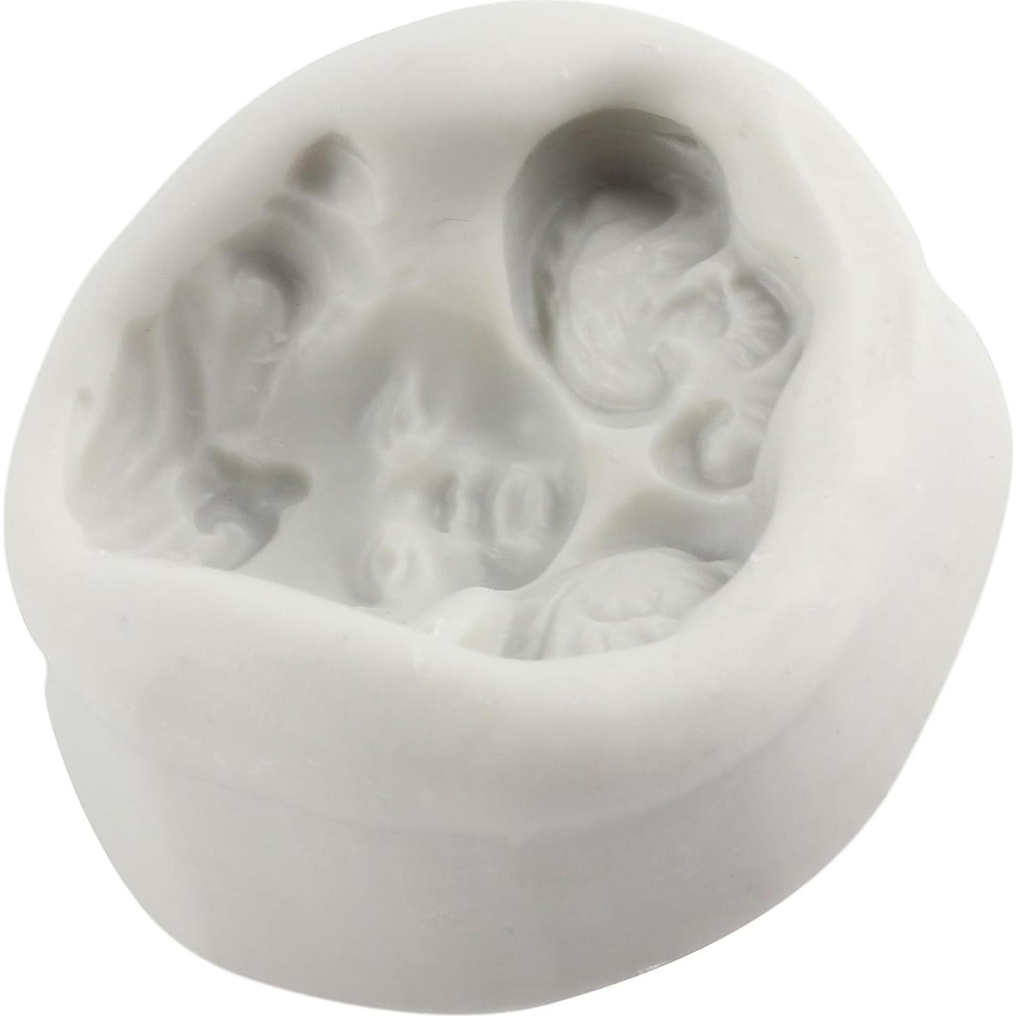 Molde de Silicona Ángel Bebé YANQINMS 8.06x7.29 cm