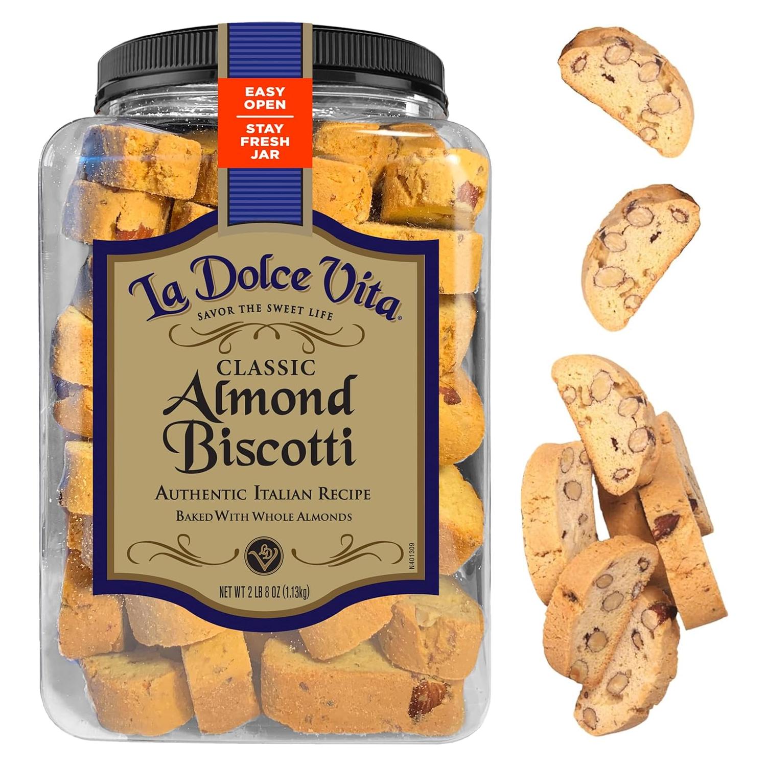 Galletas Biscotti Italianas La Dolce Vita Almendra 1134 g