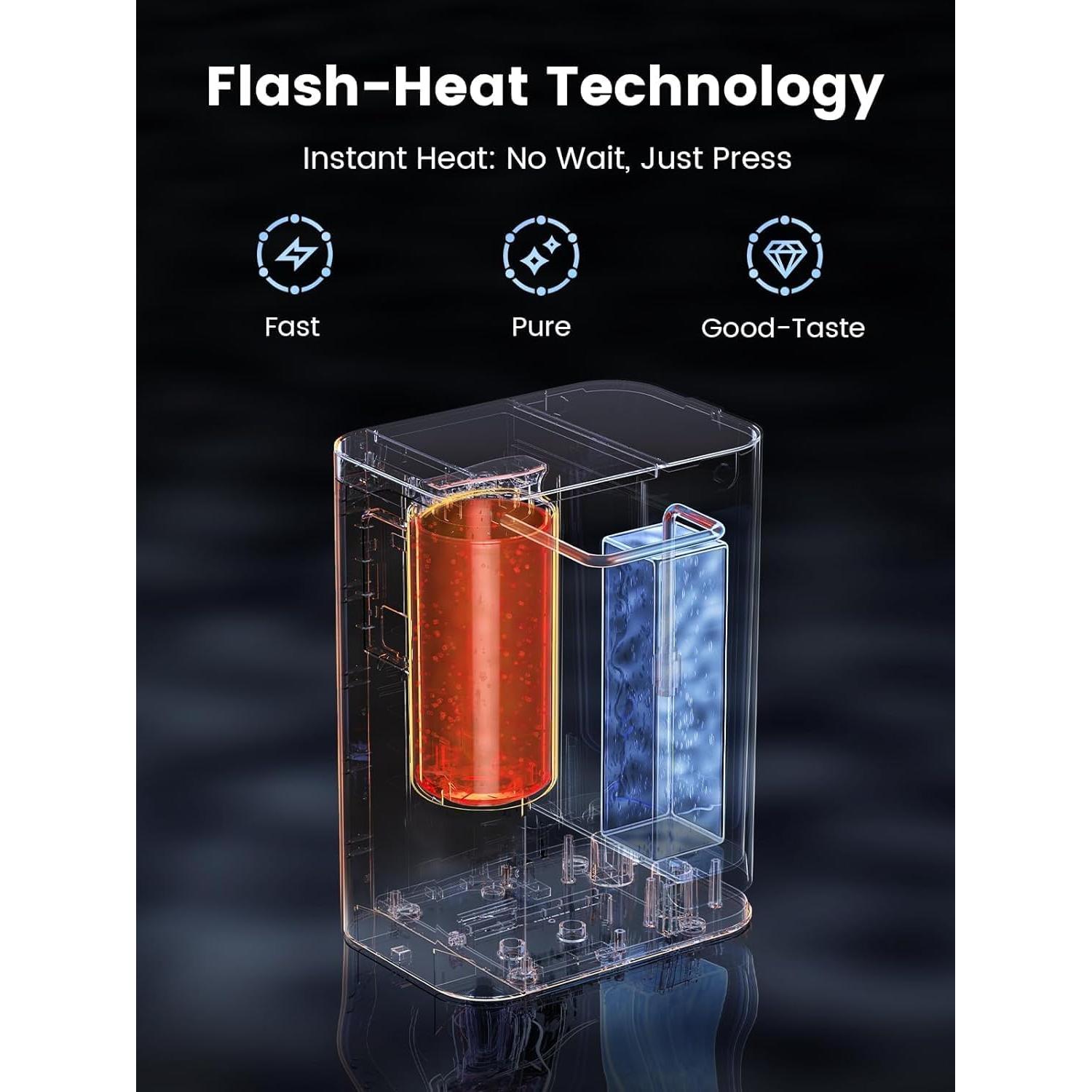 Sistema de Ósmosis Inversa Waterdrop K19-H 4 Temperaturas