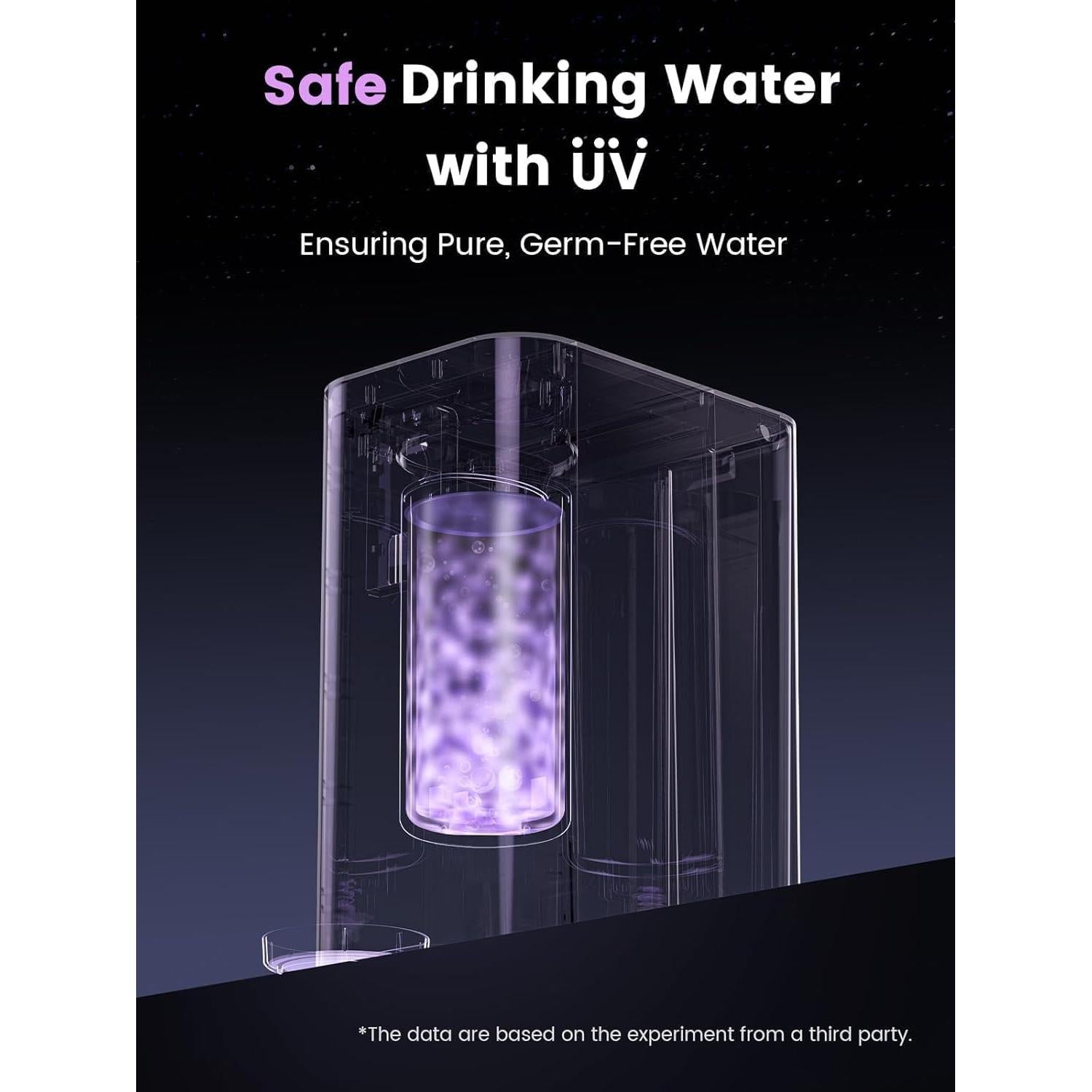 Sistema de Ósmosis Inversa Waterdrop K19-H 4 Temperaturas