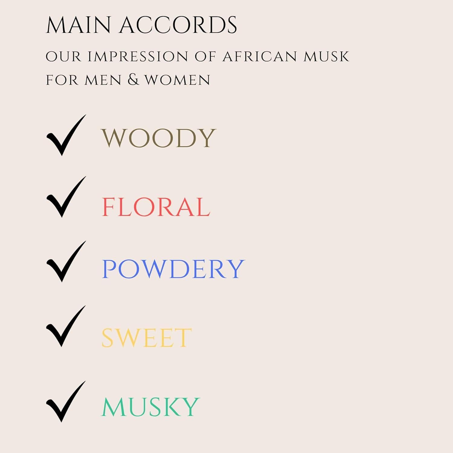 Aceite de Perfume Musk Africano Unisex 85g - EB Beauty