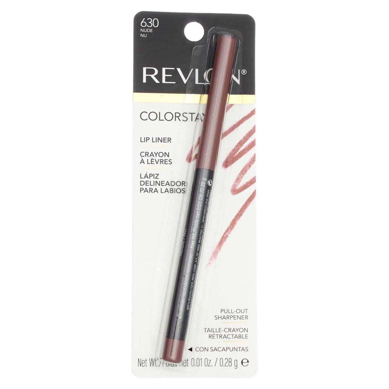 Lápiz Labial Revlon ColorStay Nude 630 - Paquete de 2