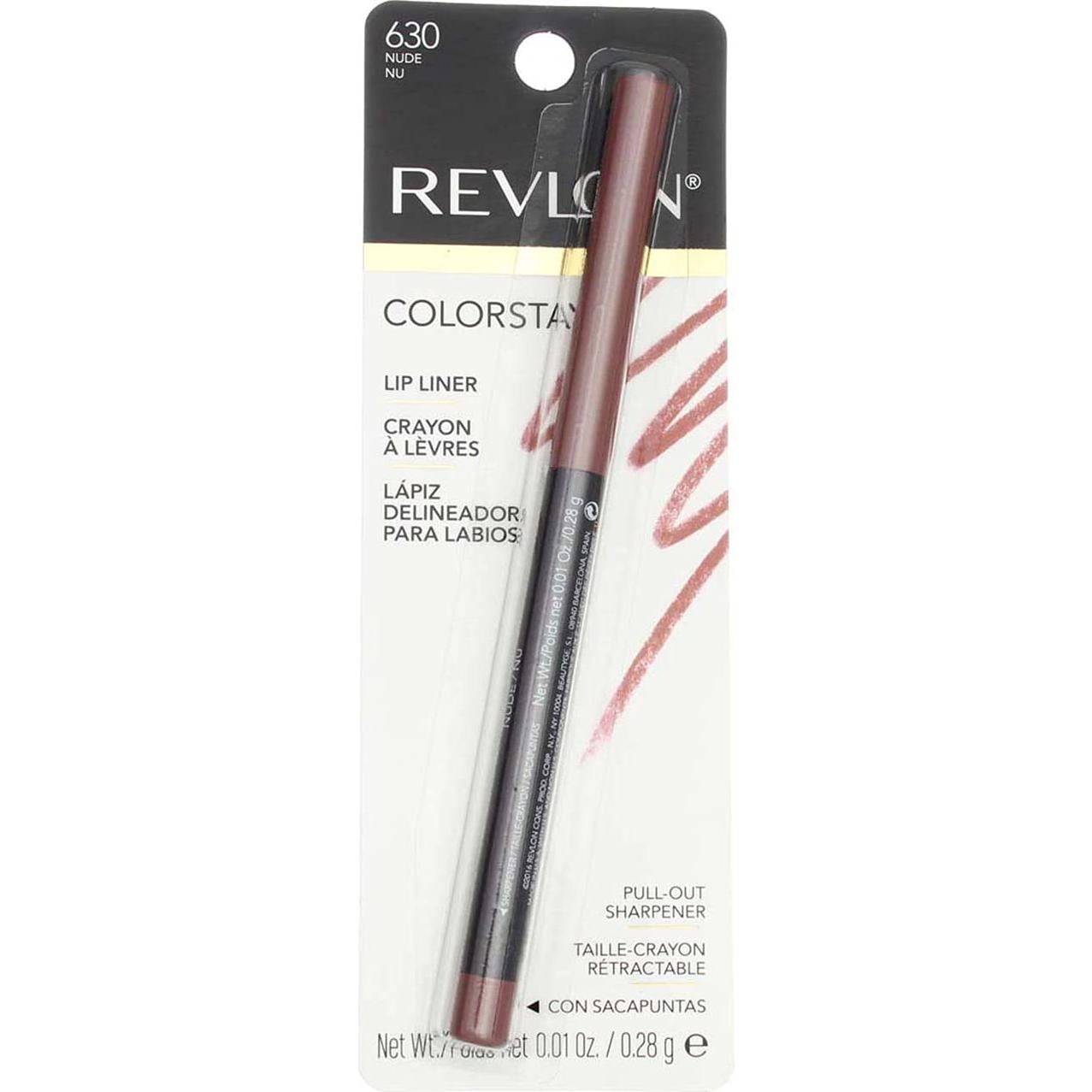 Lápiz Labial Revlon ColorStay Nude 630 - Paquete de 2