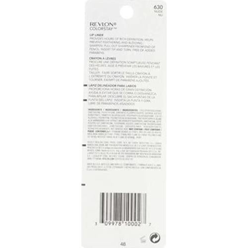 Lápiz Labial Revlon ColorStay Nude 630 - Paquete de 2