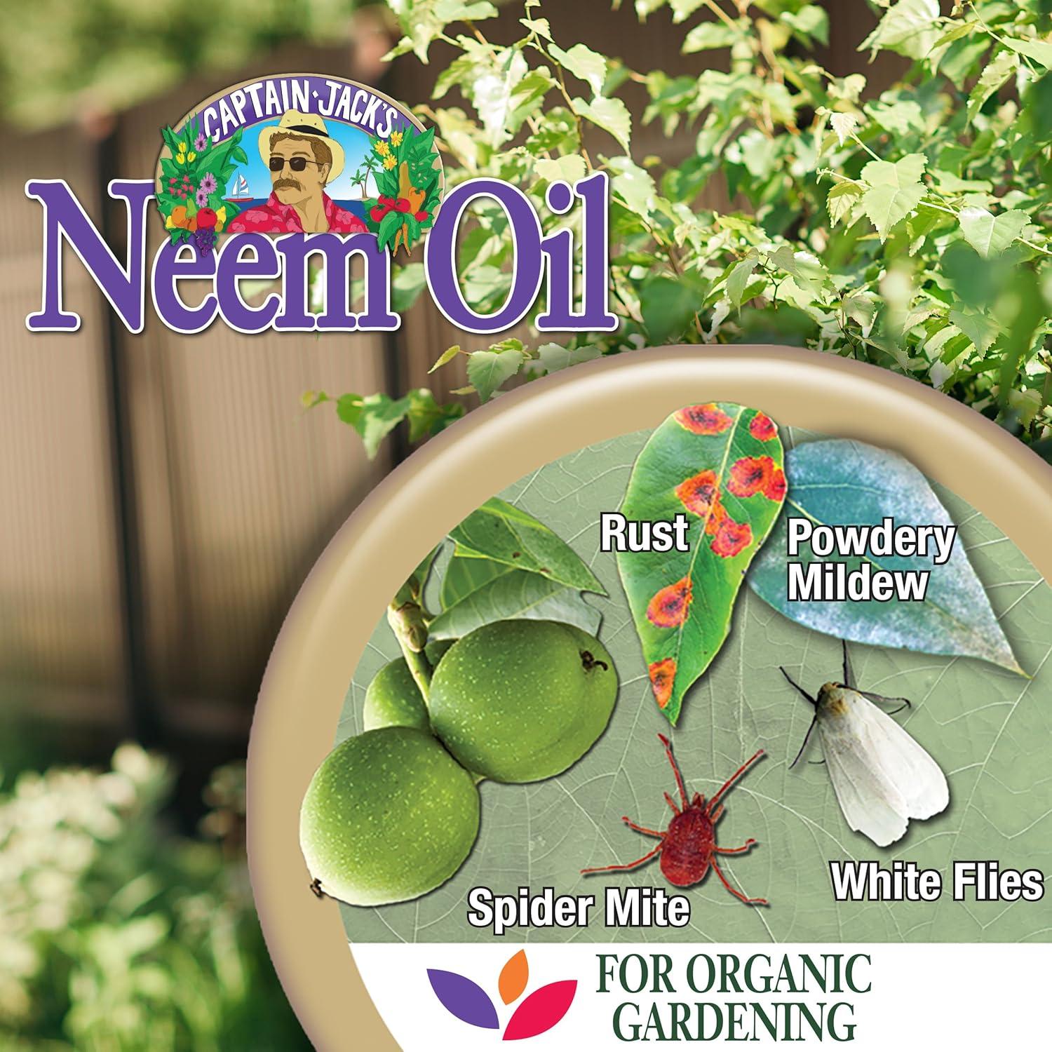 Aceite de Neem Bonide 473 ml - Insecticida y Fungicida Multiusos