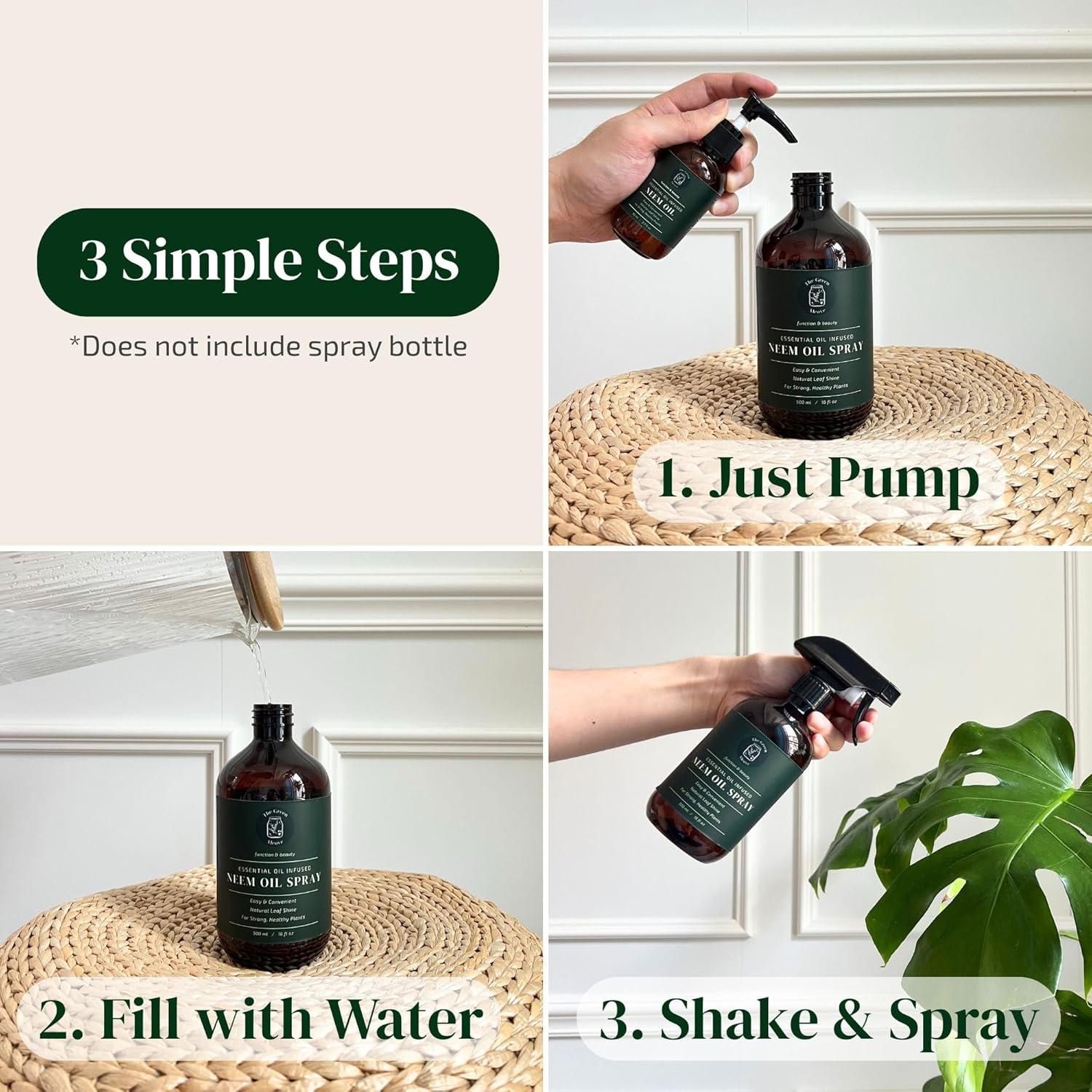 Aceite de Neem para Plantas 80 ml con Aceites Esenciales