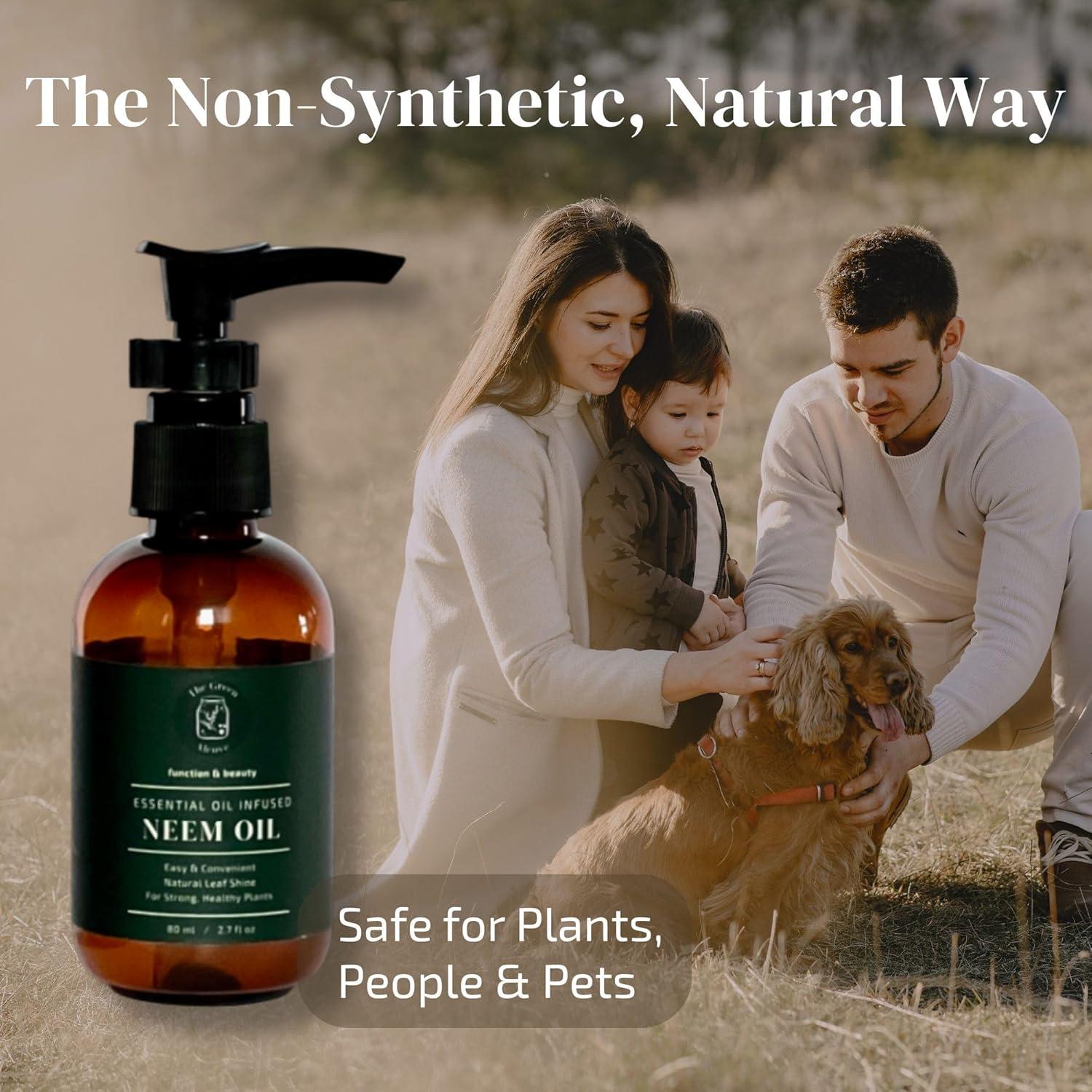 Aceite de Neem para Plantas 80 ml con Aceites Esenciales