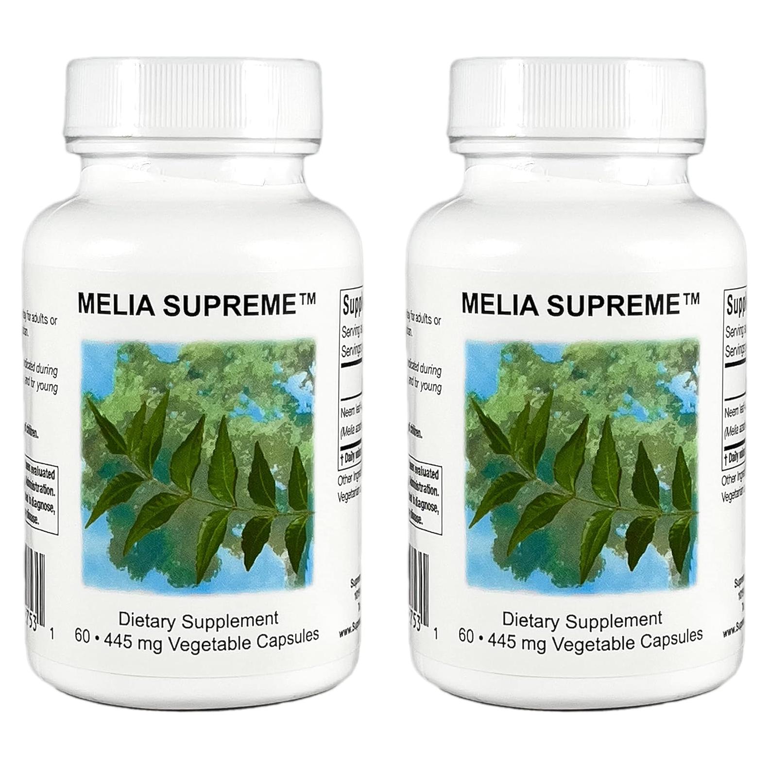 Cápsulas Vegetarianas de Hoja de Neem Nutrición Suprema 60 Unidades