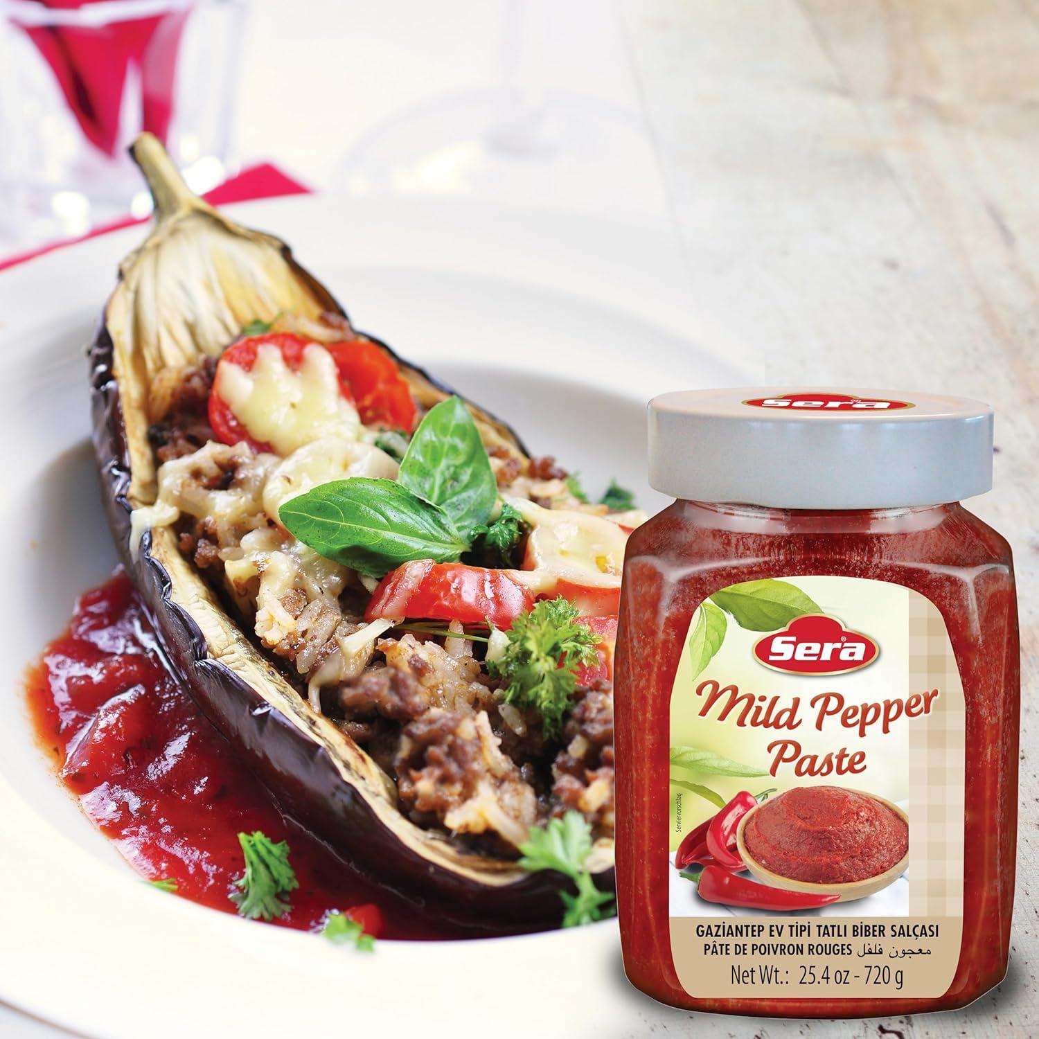 Pasta de Pimiento Suave Sera 720g | Sin Azúcar | Sin Conservantes