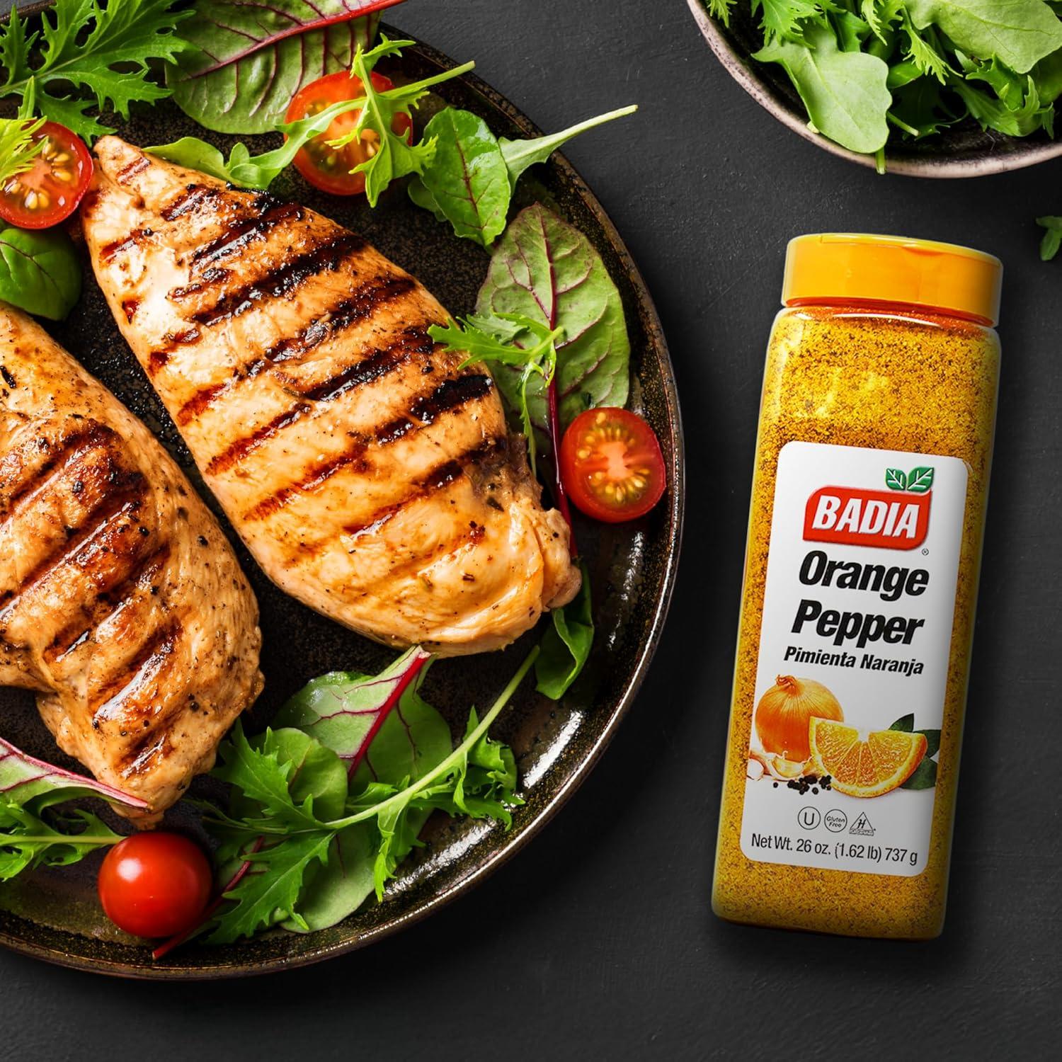 Condimento de Pimienta Naranja Badia 736g - Mezcla Cítrica Picante