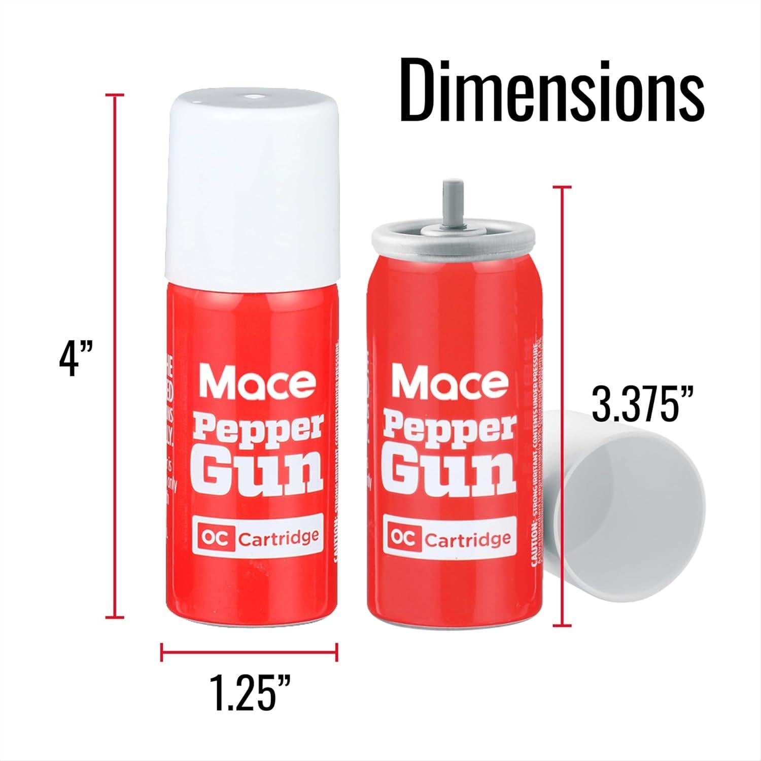 Mace Pepper Gun 2.0 Recarga Spray de Pimienta 28g