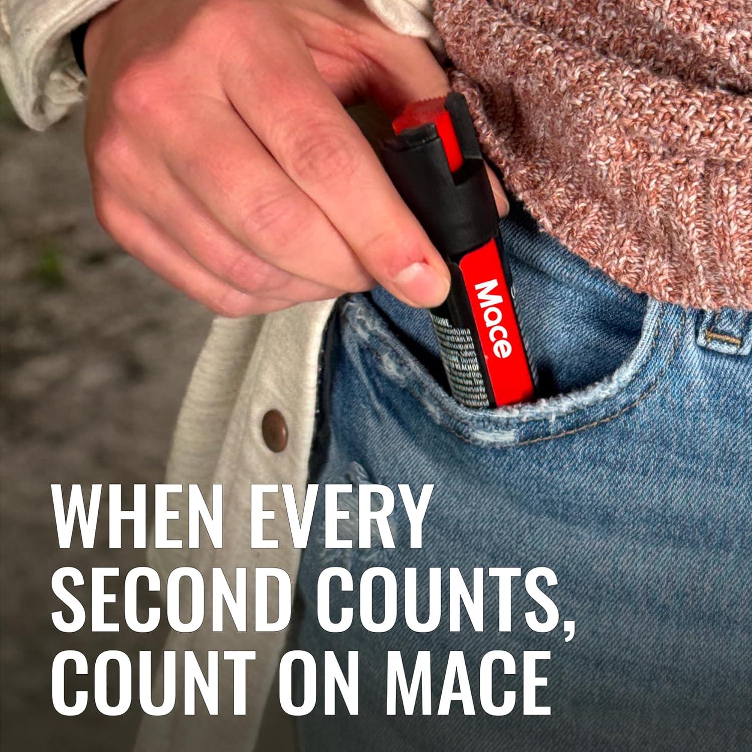 Spray de Pimienta Mace 18g - Defensa Personal con Tinte UV