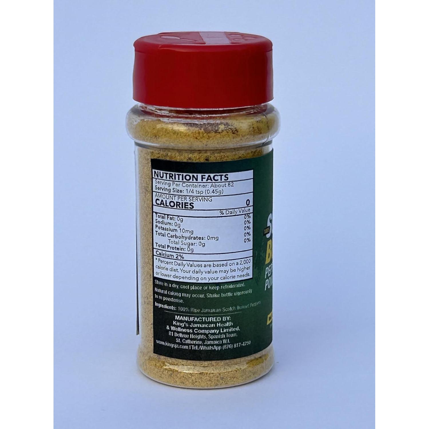 Pimienta en Polvo Scotch Bonnet King - 51 g - Sabor Caribeño