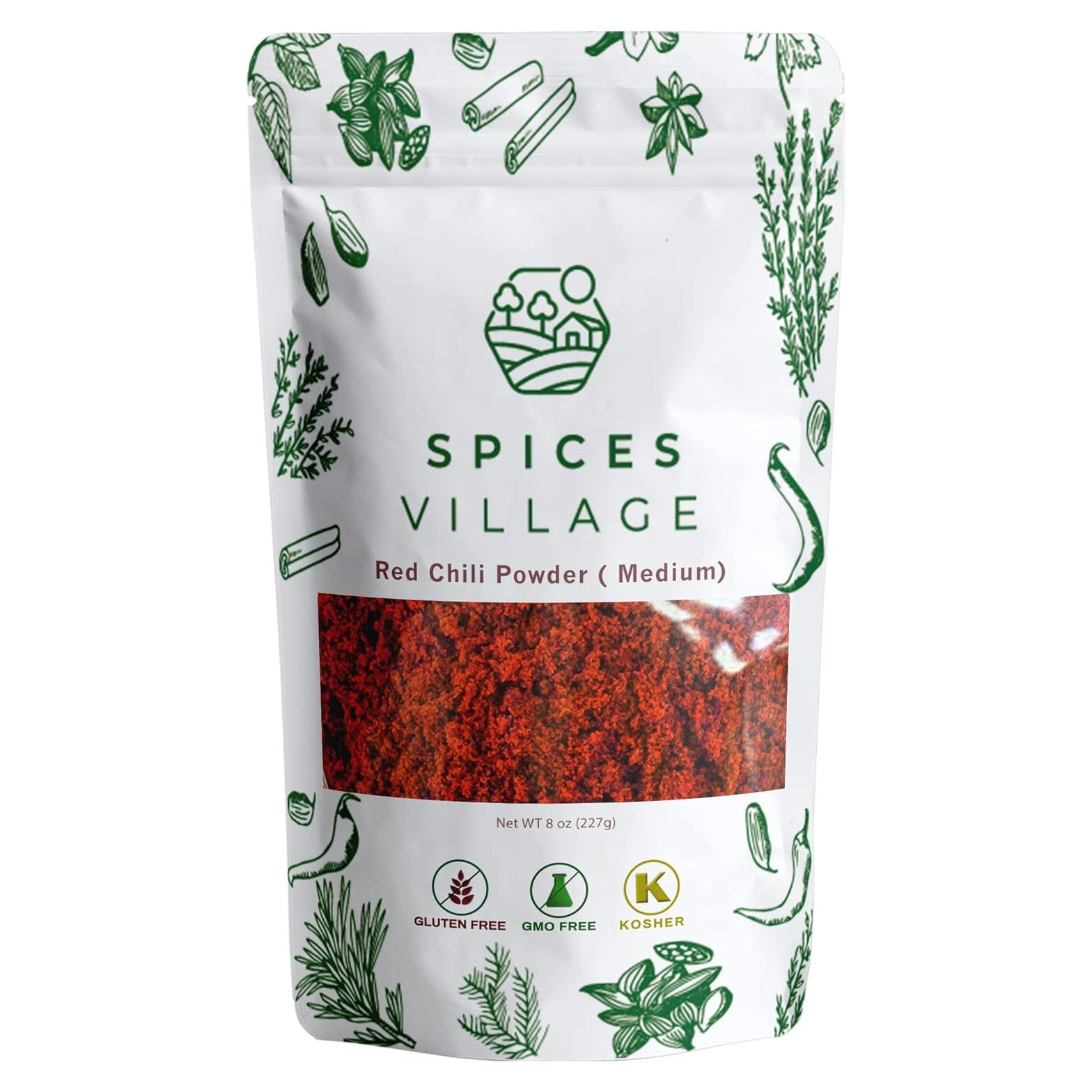 Polvo de Chile Rojo Spices Village 227 g - Picante Medio Kosher