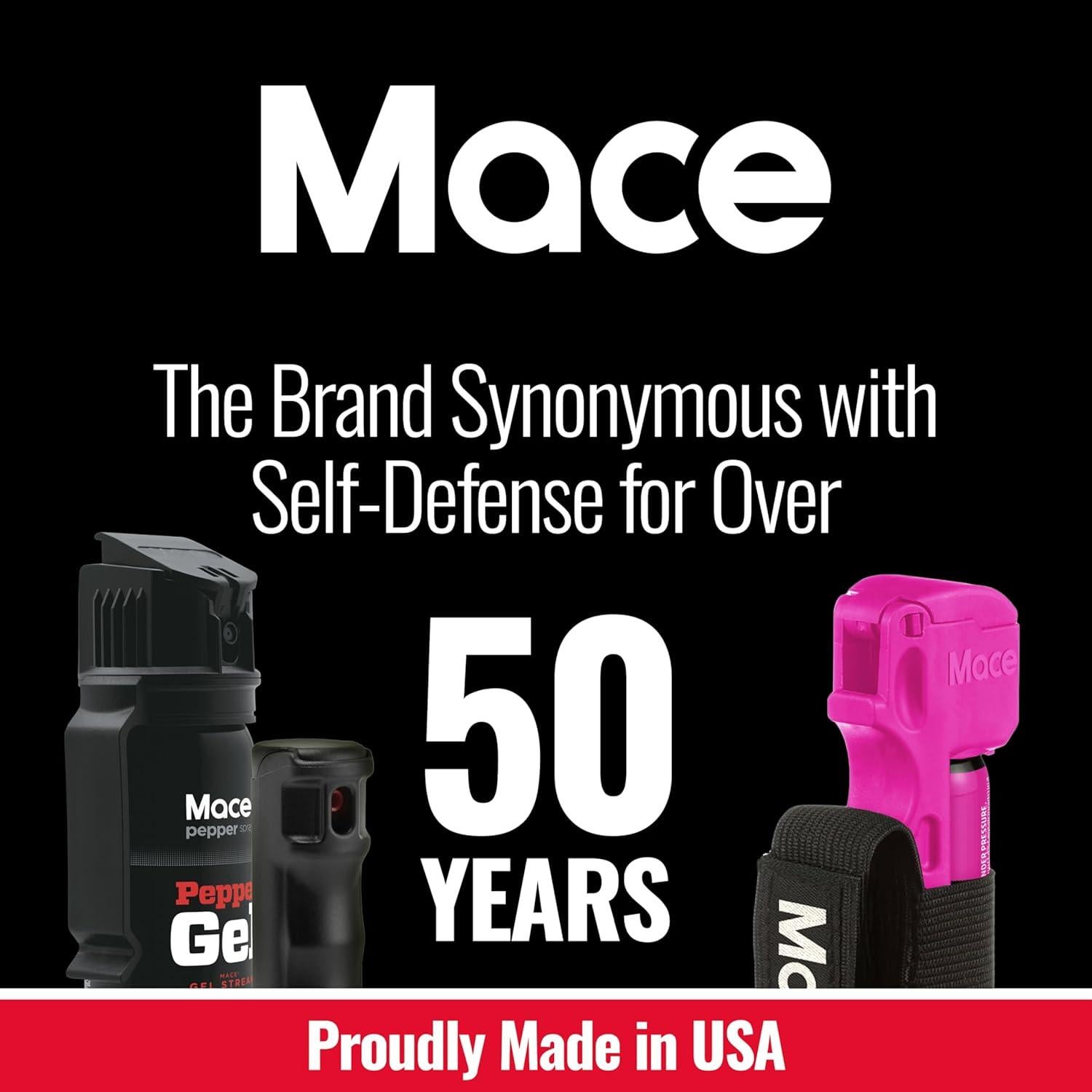 Spray de Pimienta Mace 18g - Defensa Personal Deportivo Rosa