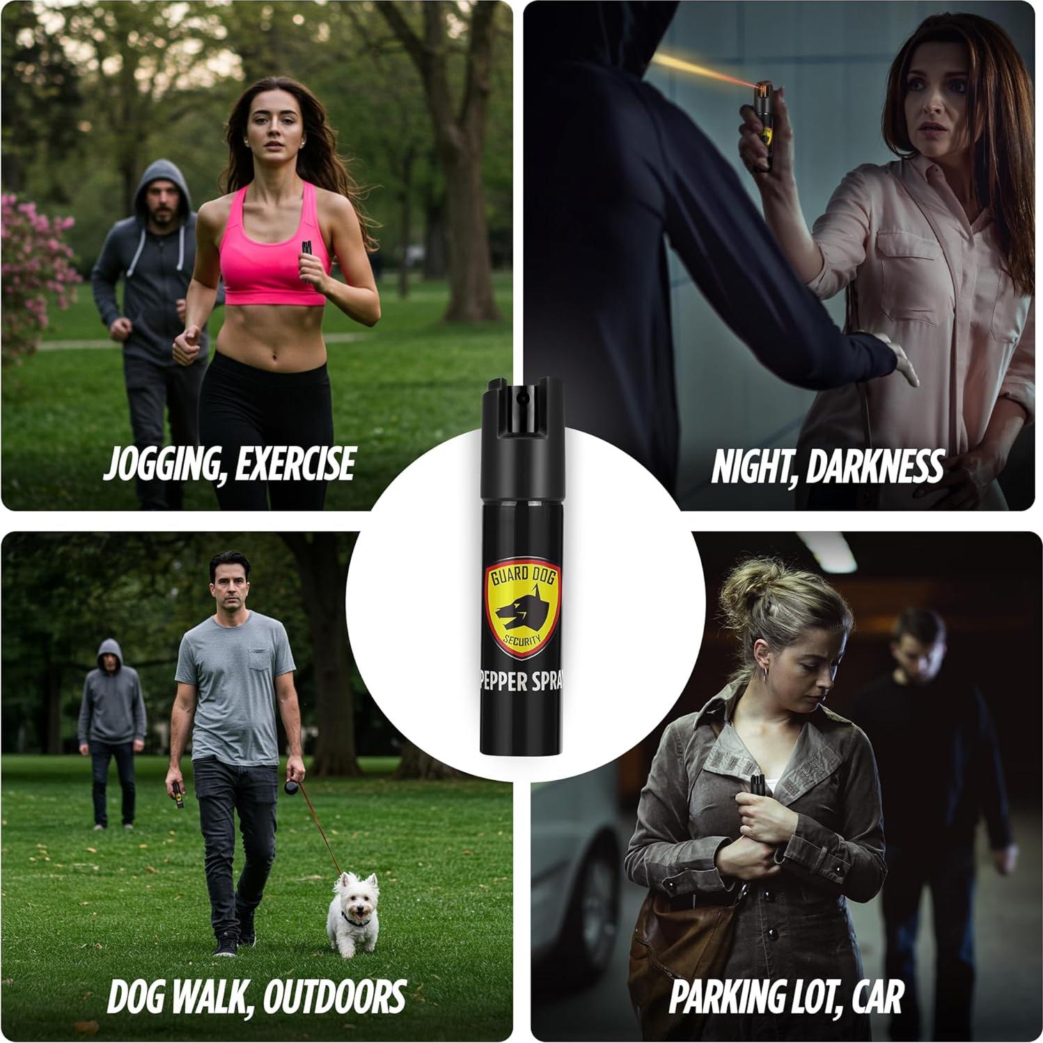 Spray de Pimienta Compacto Guard Dog Security 22ml Máxima Fuerza