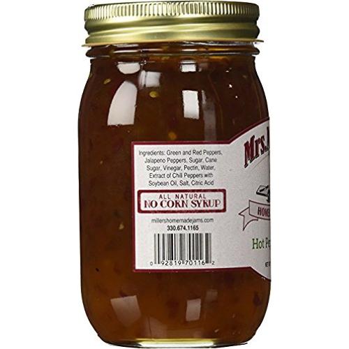 Jalea de Pimiento Picante Dulce Amish 510g - Marinada Casera