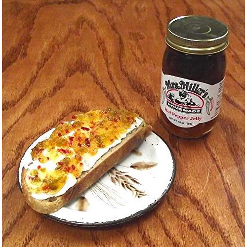 Jalea de Pimiento Picante Dulce Amish 510g - Marinada Casera