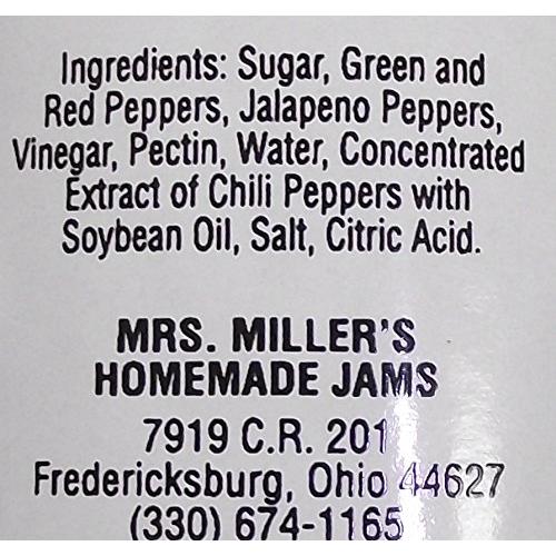 Jalea de Pimiento Picante Dulce Amish 510g - Marinada Casera