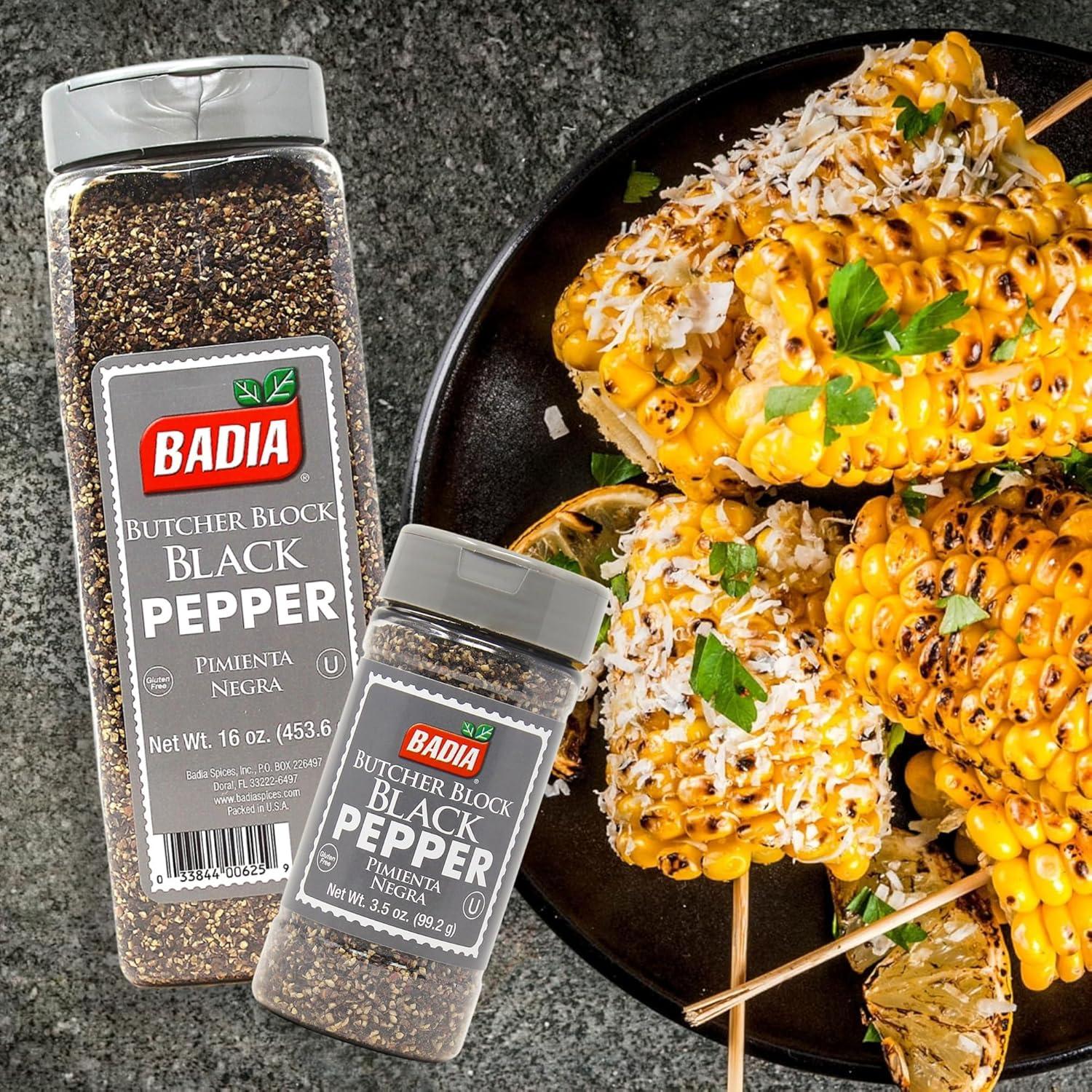 Pimienta Negra Badia en Bloque de Carnicero 453.6 g - Sazonador Grueso