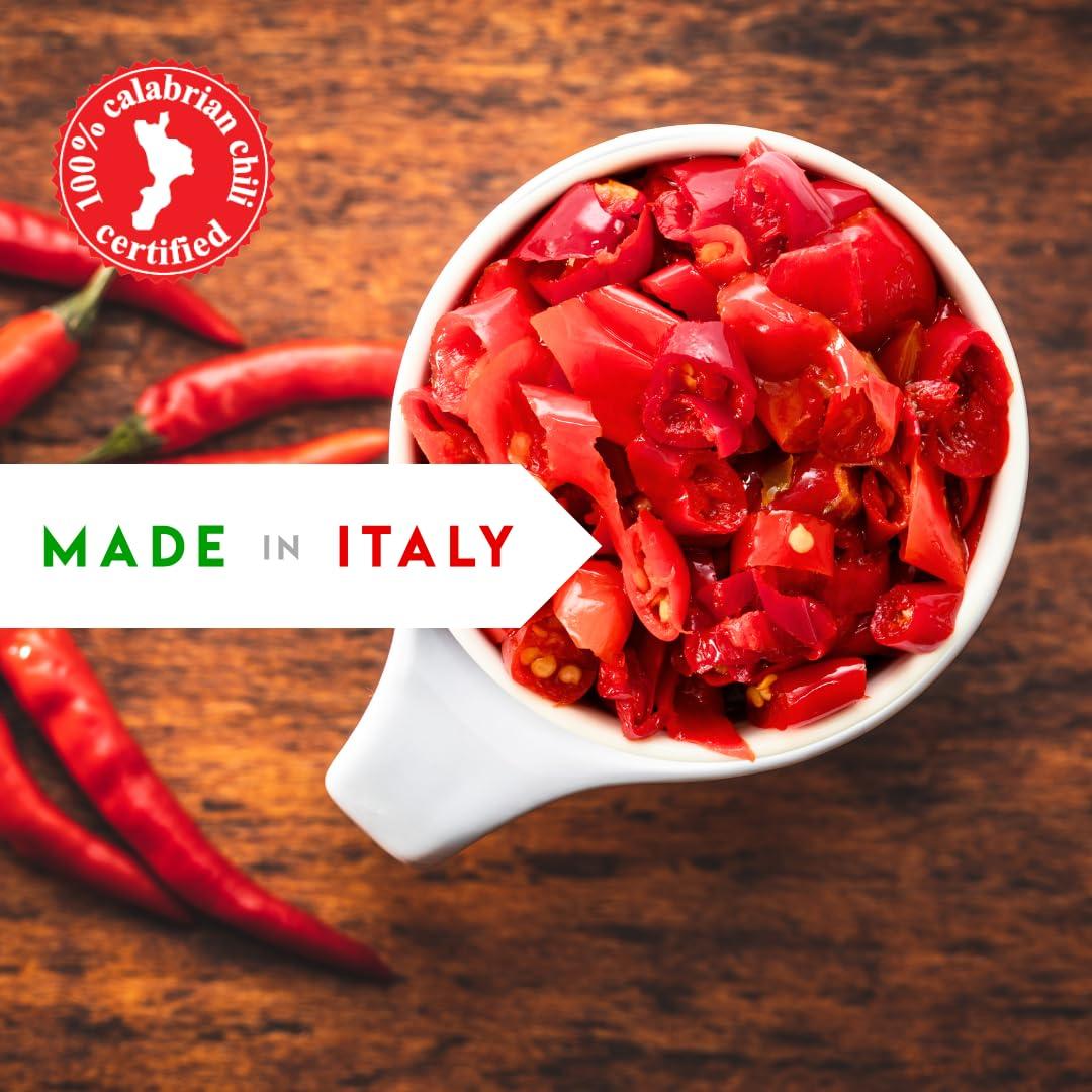 Pimientos Picantes Calabreses L'Oro Del Sud 280g - Sabor Auténtico