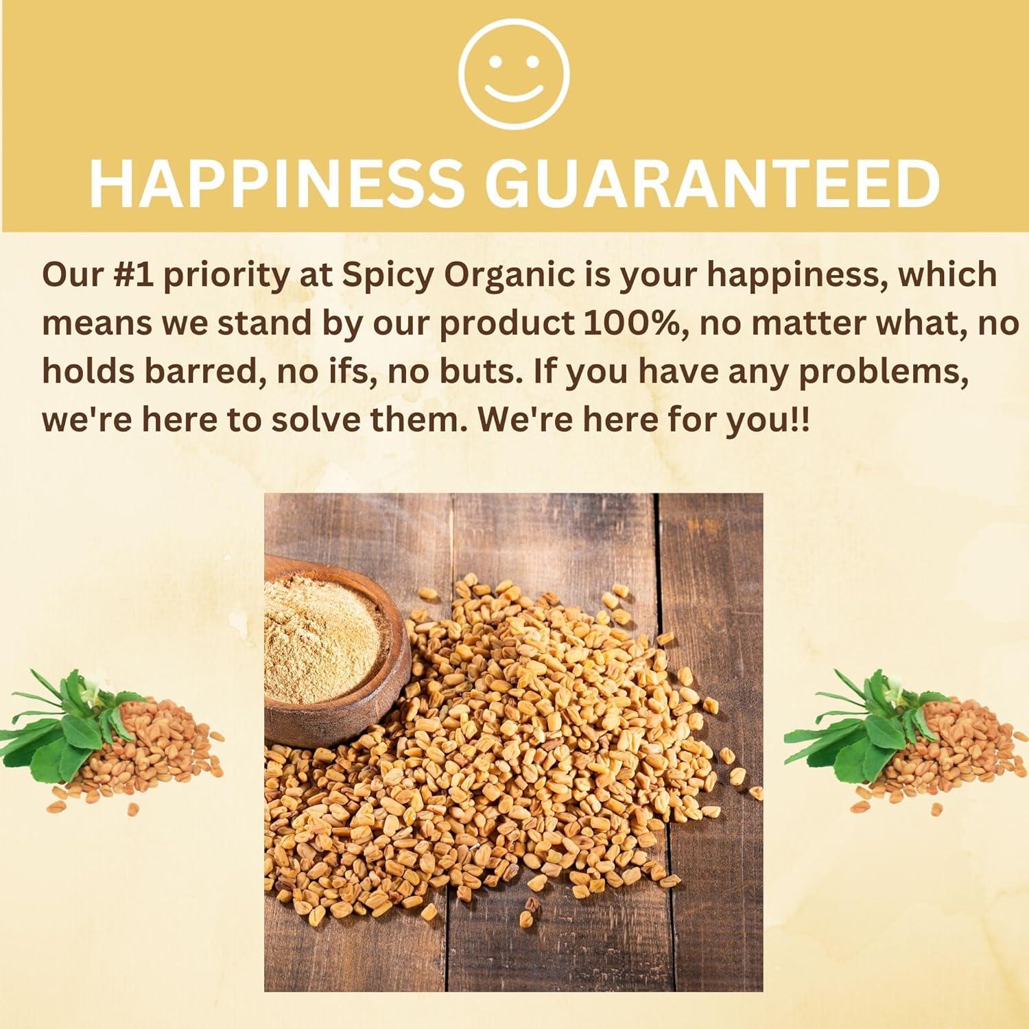 Polvo de Fenogreco Orgánico Picante 453g - Sabor Auténtico Indio