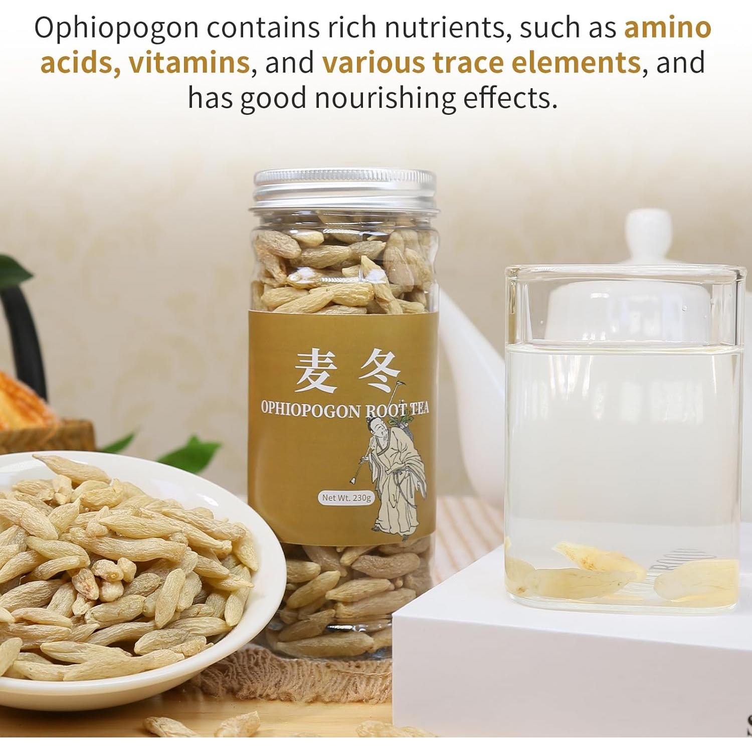 Raíz de Ophiopogon Japonicus Wanhua Hall 230g - Nutre Yin y Pulmones