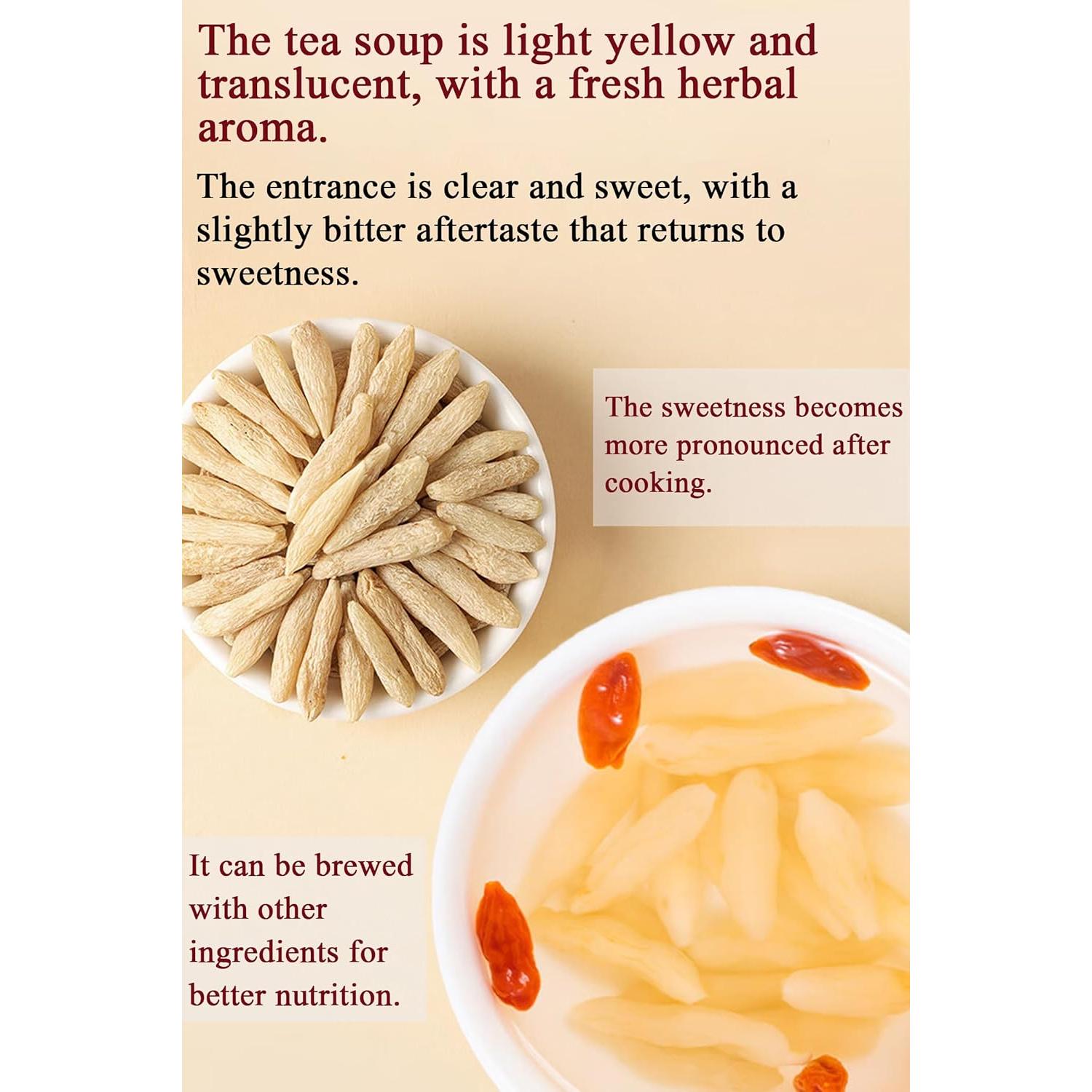 Raíz de Ophiopogon Japonicus 200g - Té Herbal Chino Lingyunxi