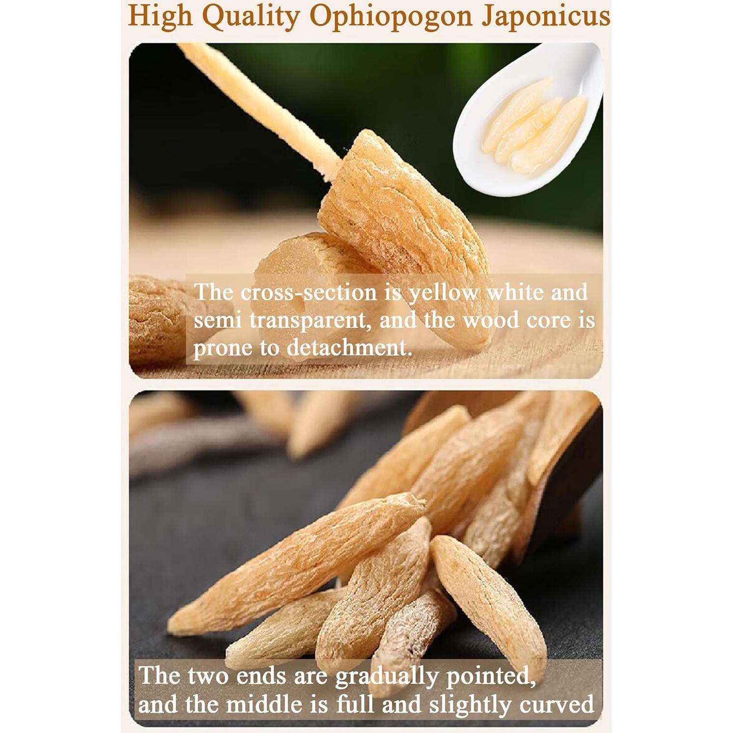 Raíz de Ophiopogon Japonicus 200g - Té Herbal Chino Lingyunxi