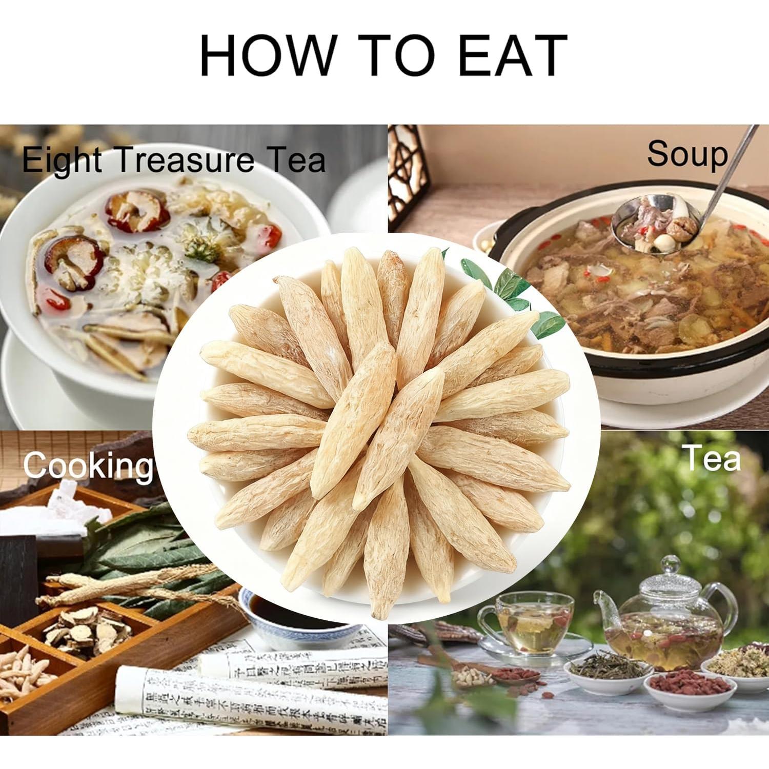 Té Premium Ophiopogon DABC 453g - Hierba China Nutritiva