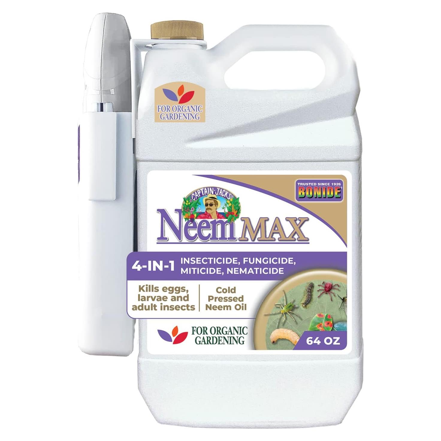 Spray Neem Max Bonide 1.89L Insecticida y Fungicida Orgánico