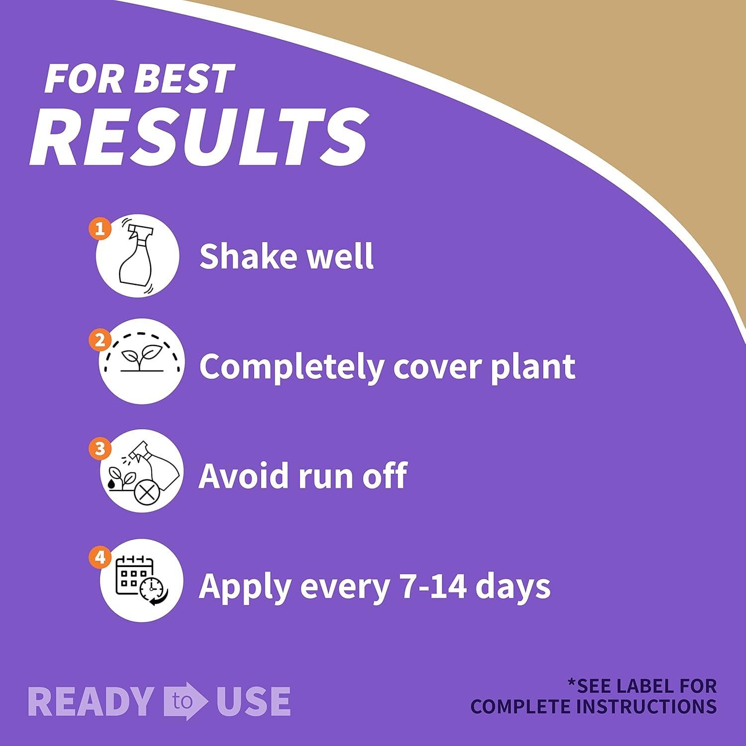 Spray Neem Max Bonide 1.89L Insecticida y Fungicida Orgánico