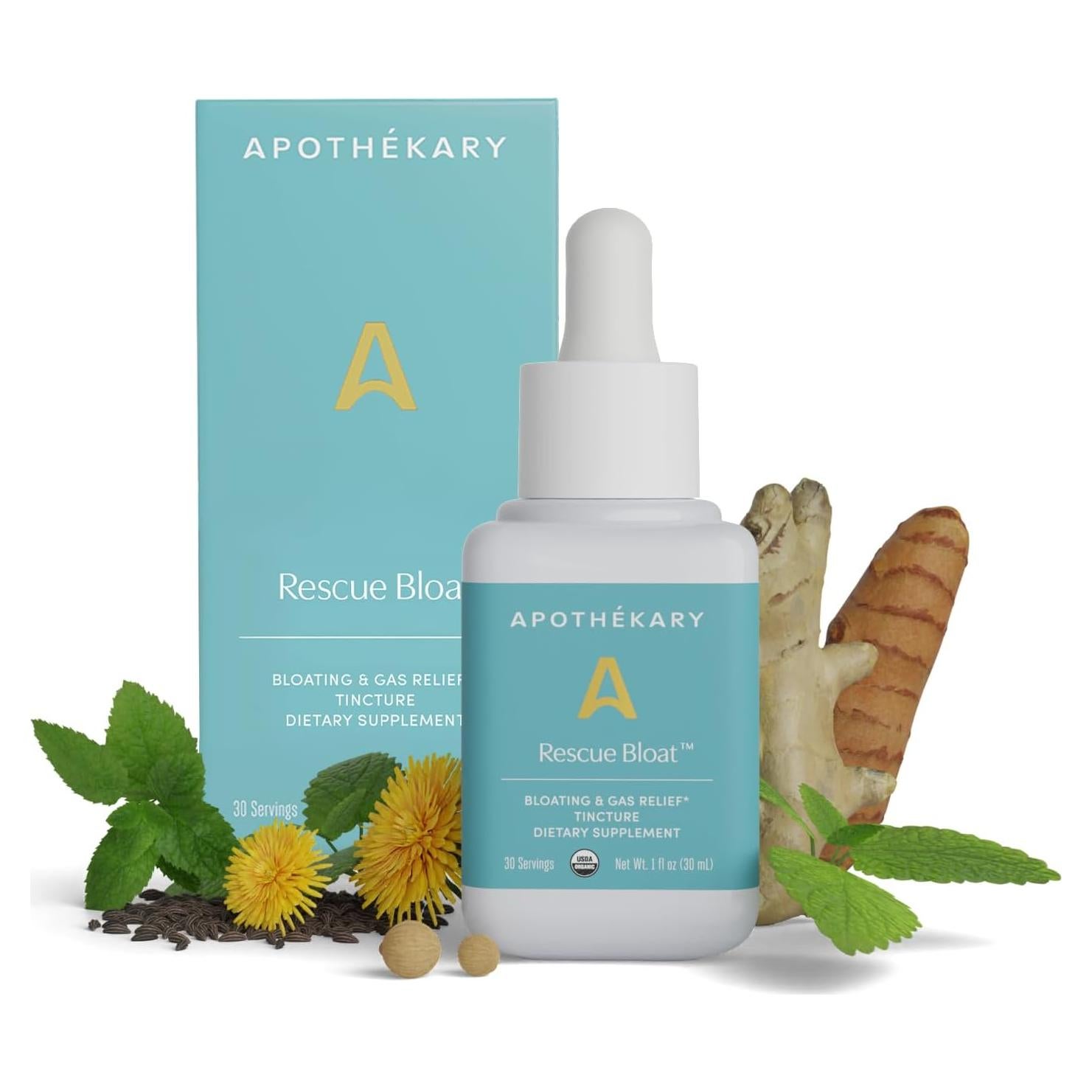 Gotas Digestivas Herbales Apothékary Rescue Bloat 30ml