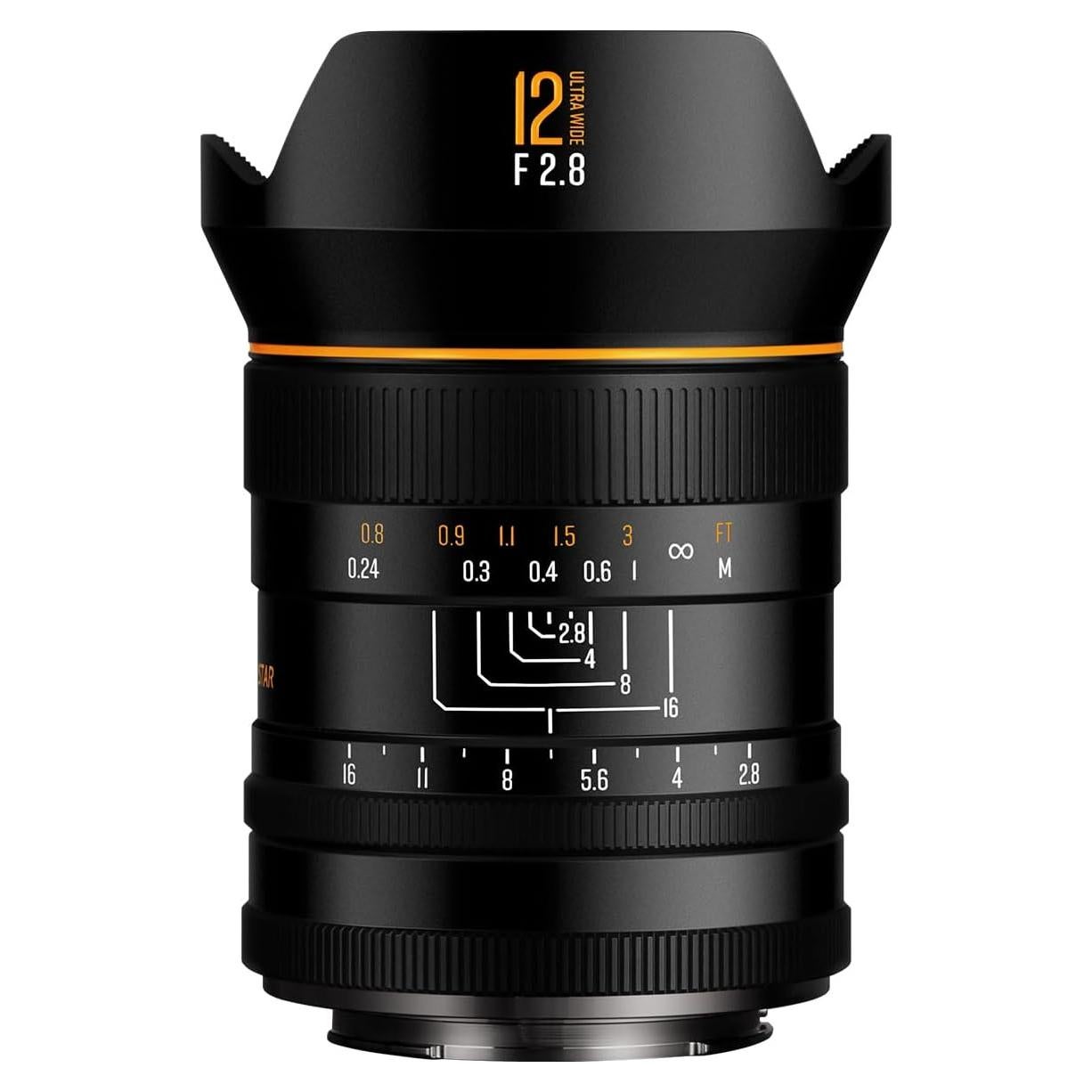 12mm F2.8 MF Lens for Leica Panasonic Sigma L Mount, Full Frame 122.5° Ultra Wide Angle Manual Focus Prime Mirrorless Camera Lens for SL SL2 T TL TL2 TL18 CL LUMIX S1 S1R S1H