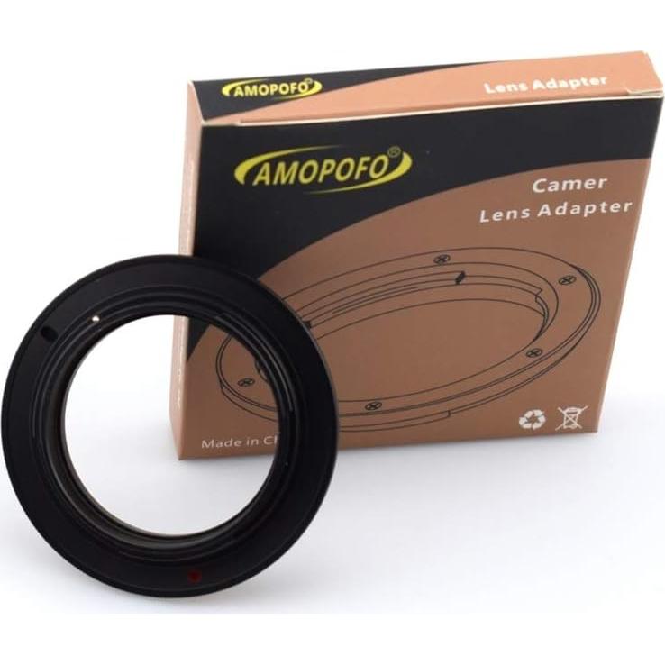 Anillo Adaptador Inverso Macro AMOPOFO 39mm a FX para Fujifilm