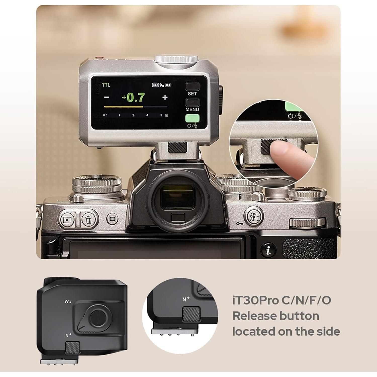 Flash Godox iT30Pro TTL Mini para Canon - 1/8000s HSS