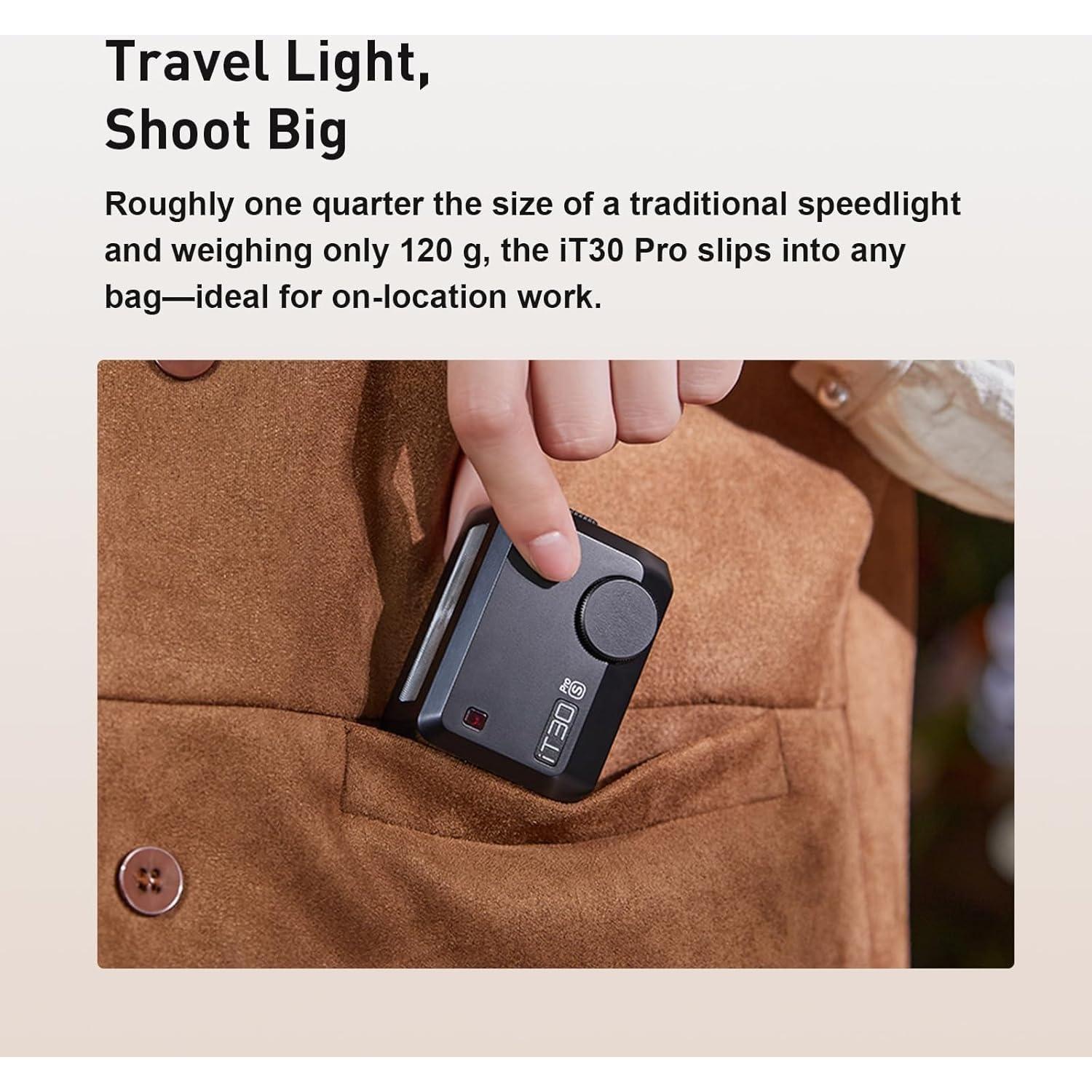 Flash Godox iT30Pro TTL Mini para Canon - 1/8000s HSS