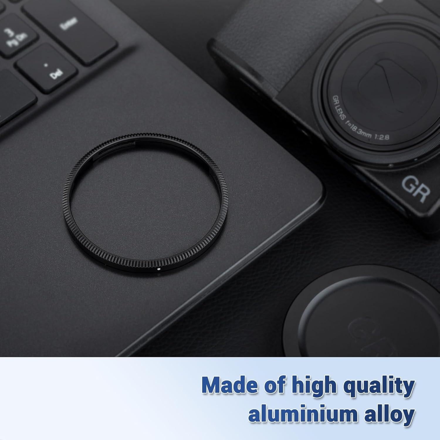 Anillo de Decoración de Lente JJC para Ricoh GR III - Negro